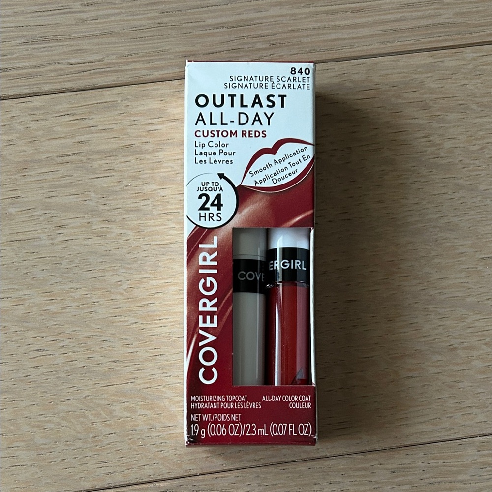 New in box Covergirl outlast signature scarlet